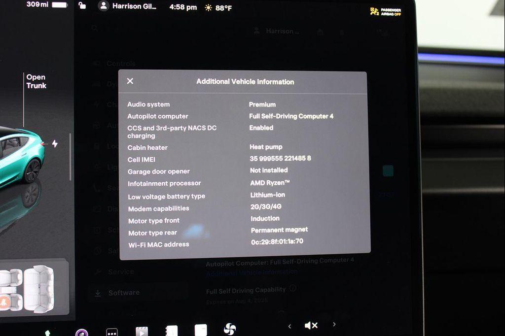 used 2024 Tesla Model 3 car, priced at $33,402