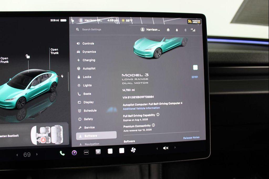 used 2024 Tesla Model 3 car, priced at $33,402