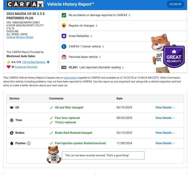 used 2023 Mazda CX-50 car, priced at $22,323