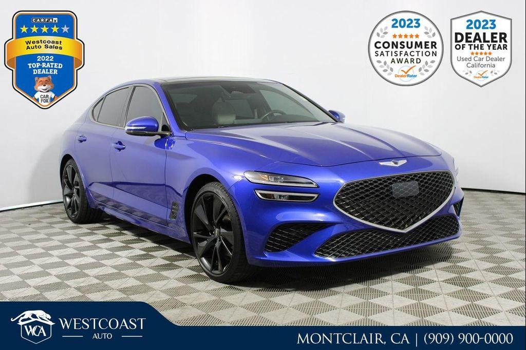 used 2023 Genesis G70 car, priced at $27,084