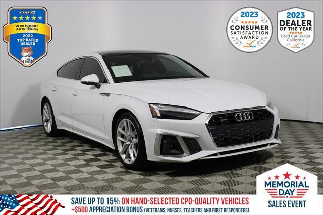 used 2023 Audi A5 Sportback car, priced at $33,262