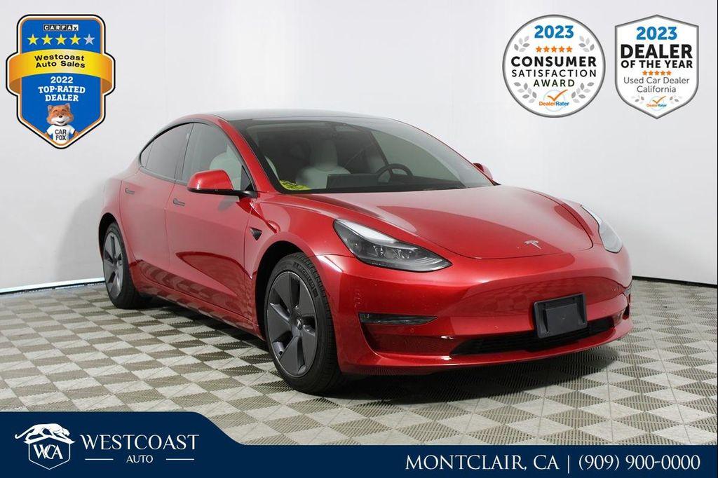 used 2022 Tesla Model 3 car, priced at $27,965