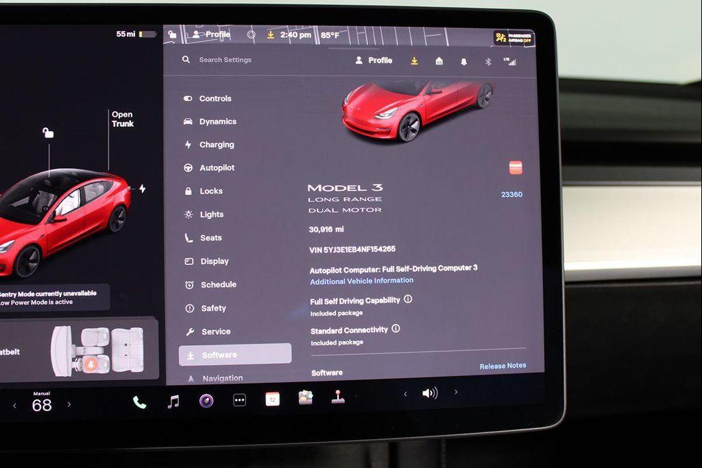 used 2022 Tesla Model 3 car, priced at $27,965