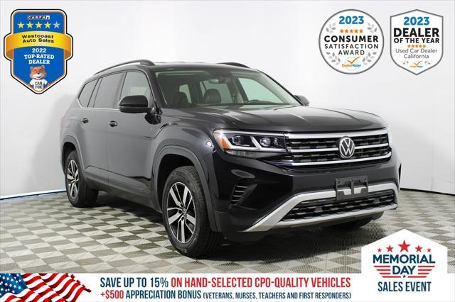 used 2022 Volkswagen Atlas car, priced at $25,707