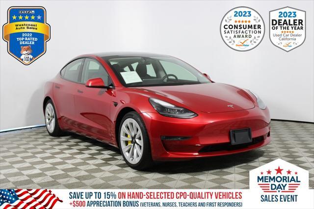 used 2021 Tesla Model 3 car, priced at $25,361