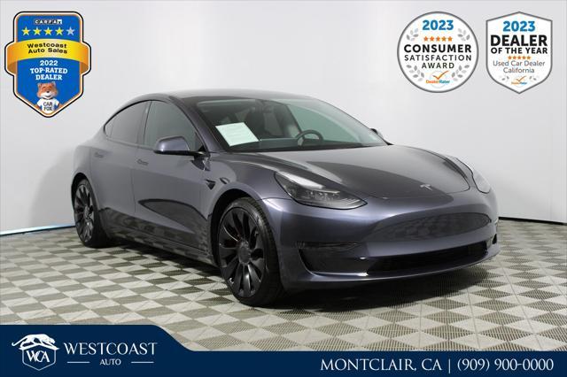 used 2023 Tesla Model 3 car, priced at $31,676