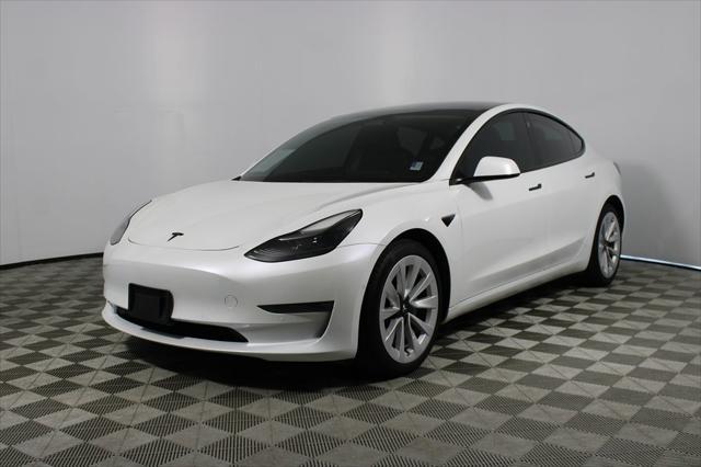 used 2022 Tesla Model 3 car, priced at $25,125