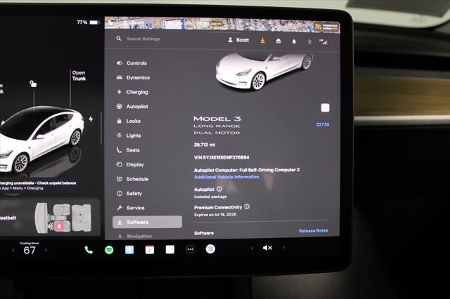 used 2022 Tesla Model 3 car, priced at $25,125