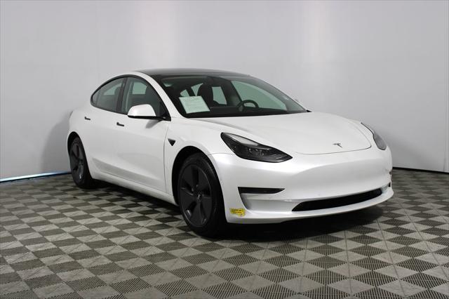 used 2022 Tesla Model 3 car, priced at $21,450