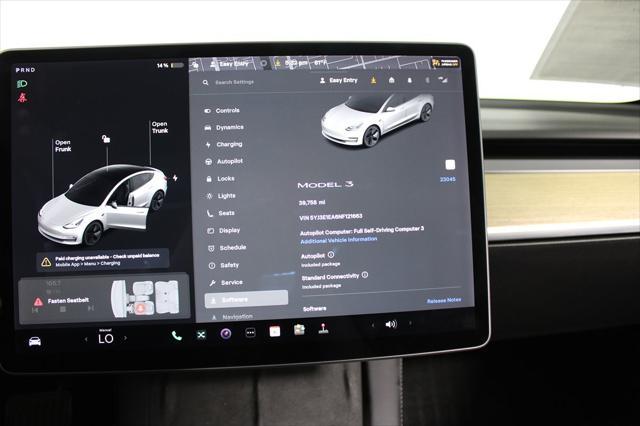 used 2022 Tesla Model 3 car, priced at $21,450