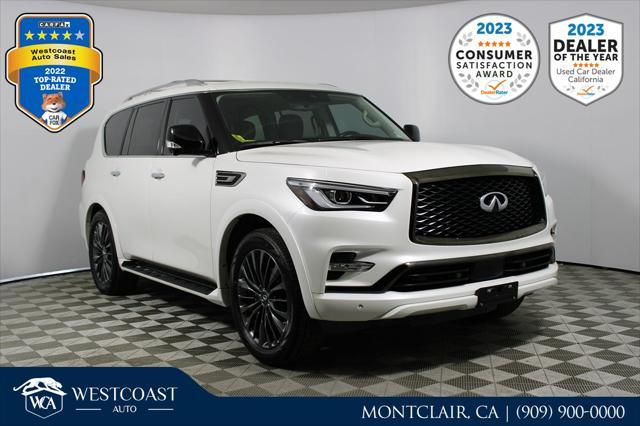 used 2021 INFINITI QX80 car, priced at $38,092