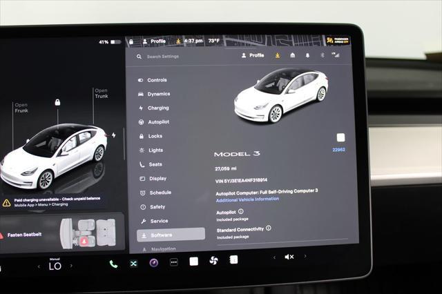 used 2022 Tesla Model 3 car, priced at $23,076