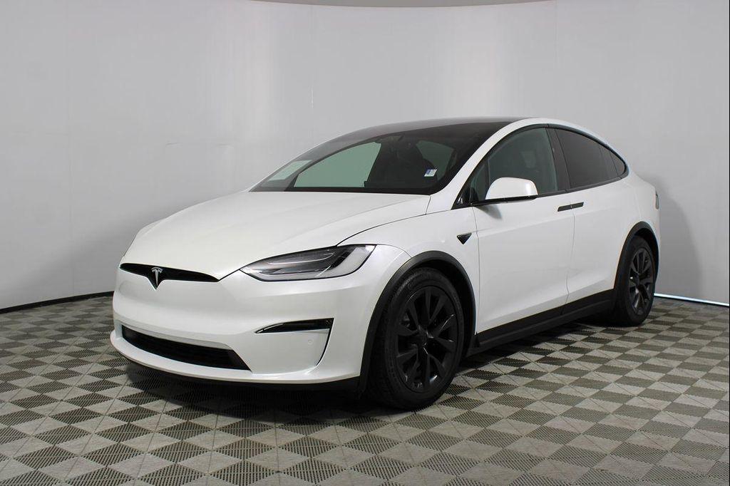 used 2022 Tesla Model X car, priced at $52,100