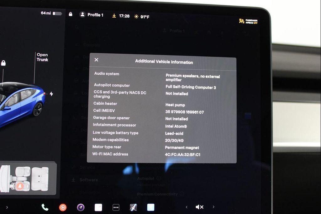 used 2021 Tesla Model 3 car