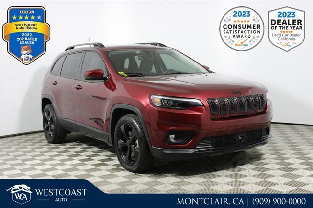 used 2021 Jeep Cherokee car, priced at $17,564