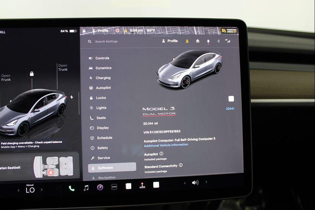 used 2023 Tesla Model 3 car, priced at $30,888