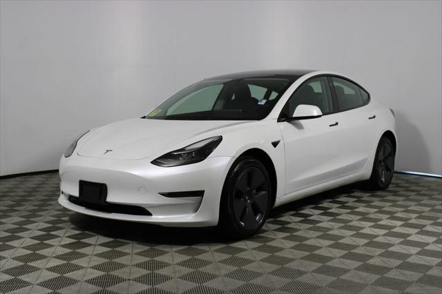 used 2023 Tesla Model 3 car, priced at $22,300