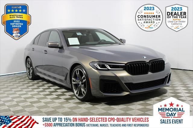 used 2022 BMW M550 car, priced at $45,594