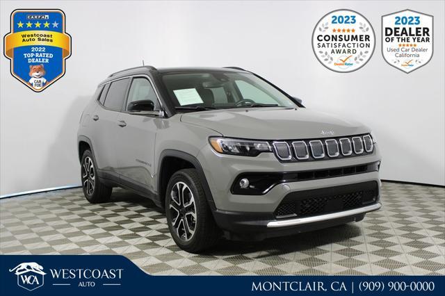 used 2022 Jeep Compass car, priced at $23,142