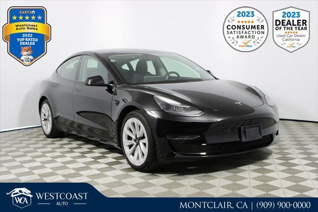 used 2021 Tesla Model 3 car, priced at $24,076