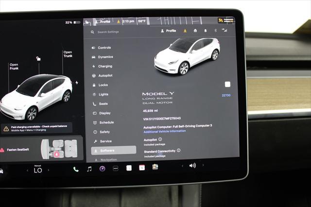 used 2021 Tesla Model Y car, priced at $25,140