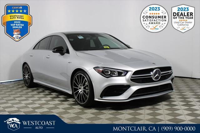 used 2021 Mercedes-Benz AMG CLA 35 car, priced at $32,066
