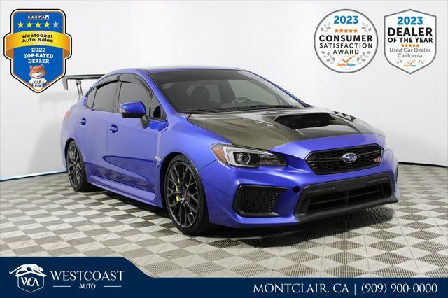 used 2018 Subaru WRX STI car, priced at $19,291