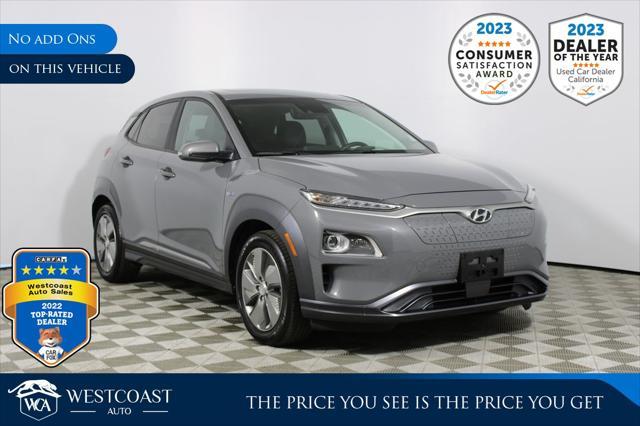 used 2020 Hyundai Kona EV car, priced at $17,888
