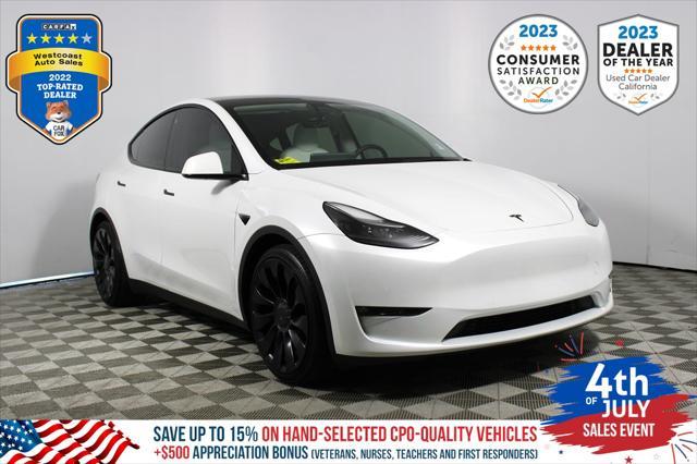 used 2022 Tesla Model Y car, priced at $28,490