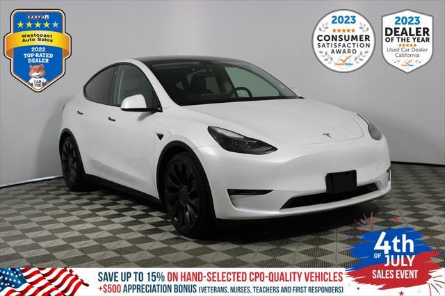 used 2023 Tesla Model Y car, priced at $28,662