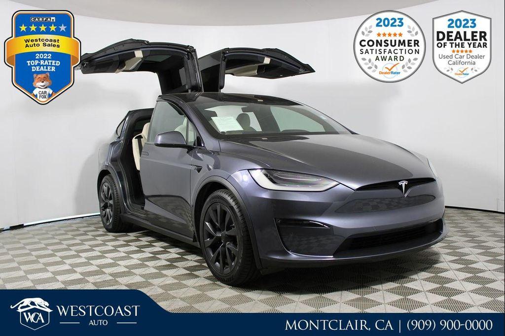 used 2022 Tesla Model X car, priced at $45,110