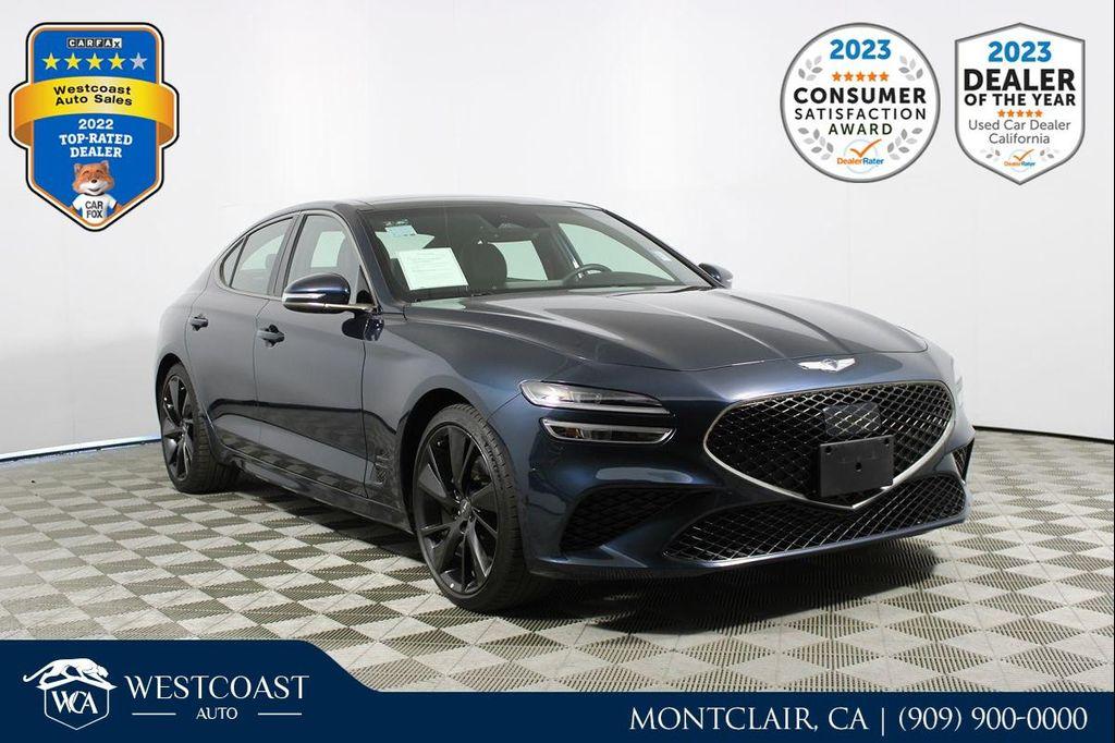 used 2023 Genesis G70 car, priced at $27,109
