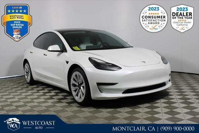 used 2021 Tesla Model 3 car, priced at $24,500