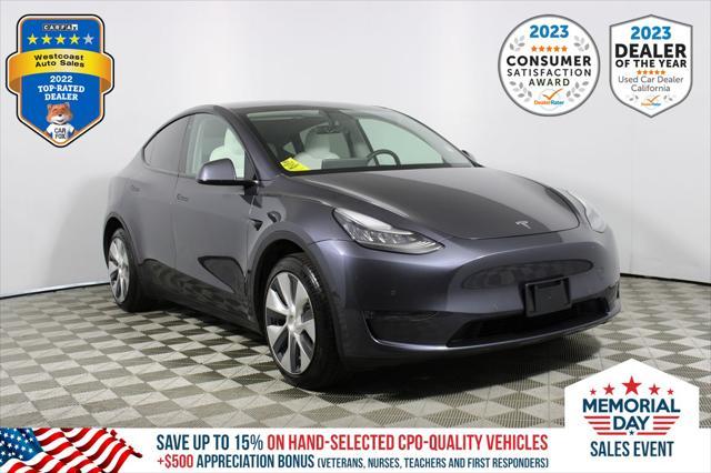 used 2020 Tesla Model Y car, priced at $24,096