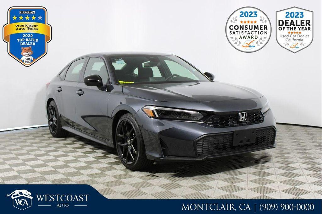 used 2025 Honda Civic car, priced at $24,722
