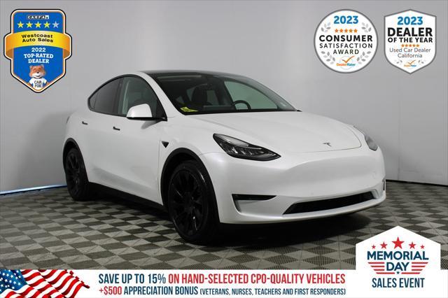 used 2021 Tesla Model Y car, priced at $27,049