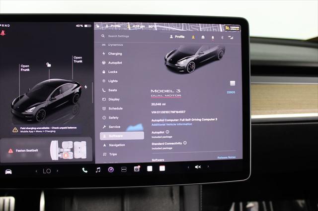 used 2022 Tesla Model 3 car, priced at $27,638