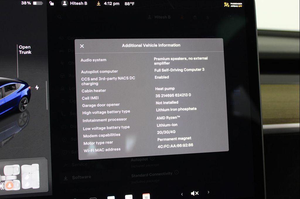 used 2022 Tesla Model 3 car, priced at $23,691