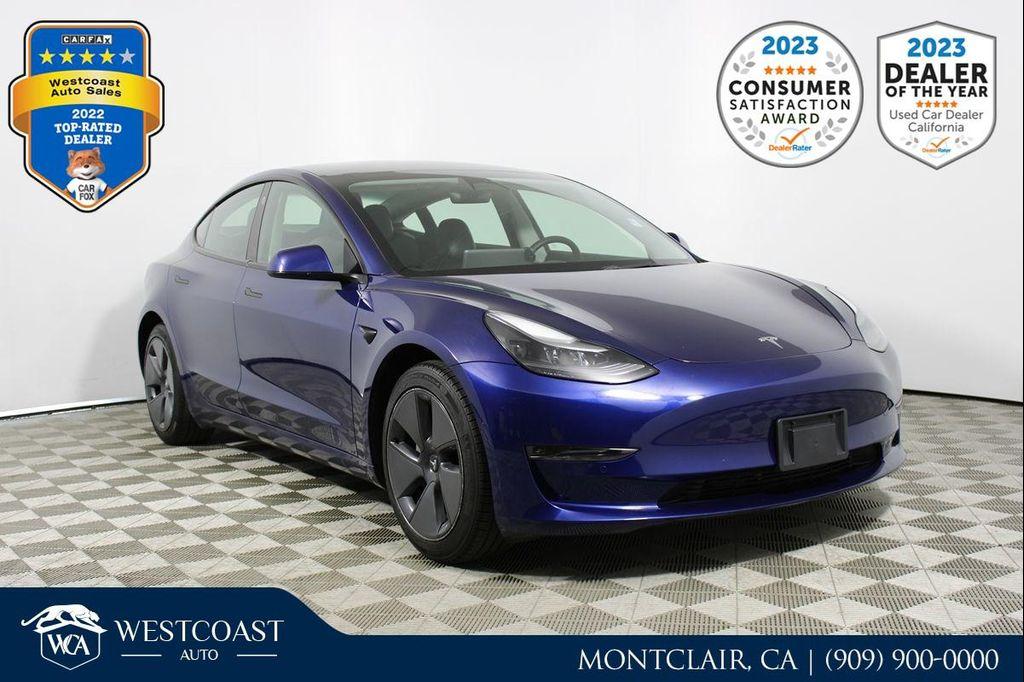 used 2022 Tesla Model 3 car, priced at $23,691