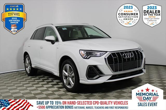 used 2022 Audi Q3 car, priced at $27,478