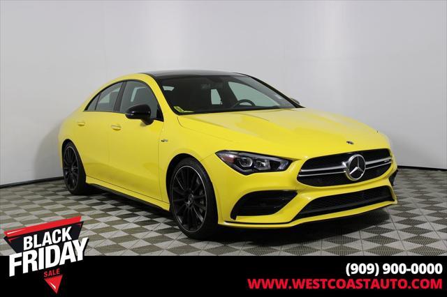 used 2021 Mercedes-Benz AMG CLA 35 car, priced at $37,527