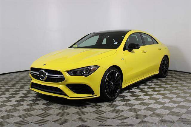 used 2021 Mercedes-Benz AMG CLA 35 car, priced at $37,527