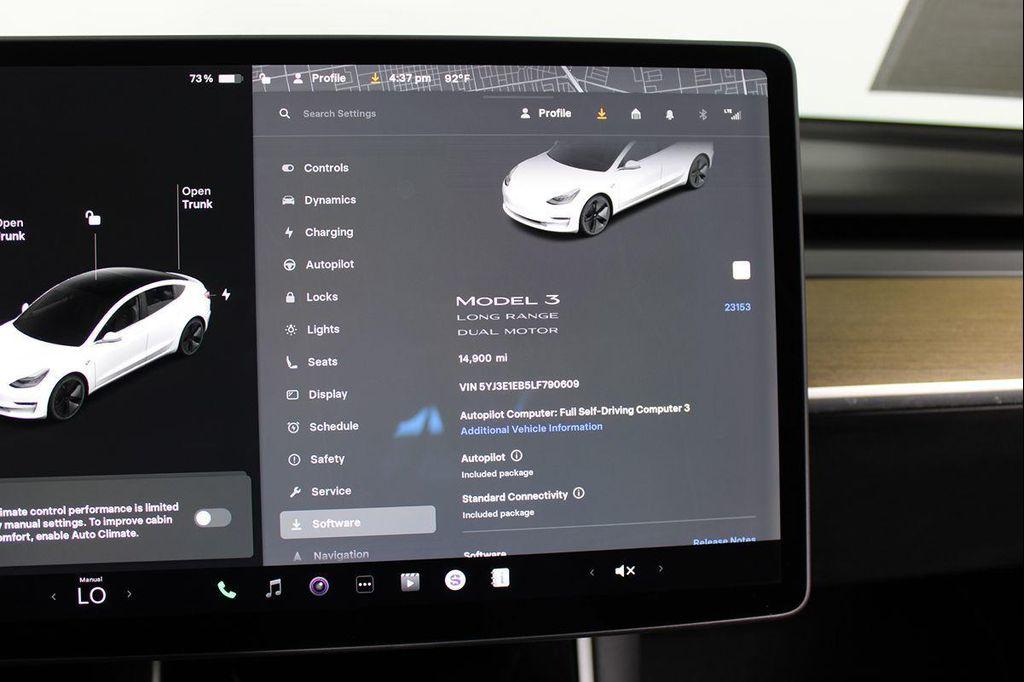 used 2020 Tesla Model 3 car, priced at $22,551