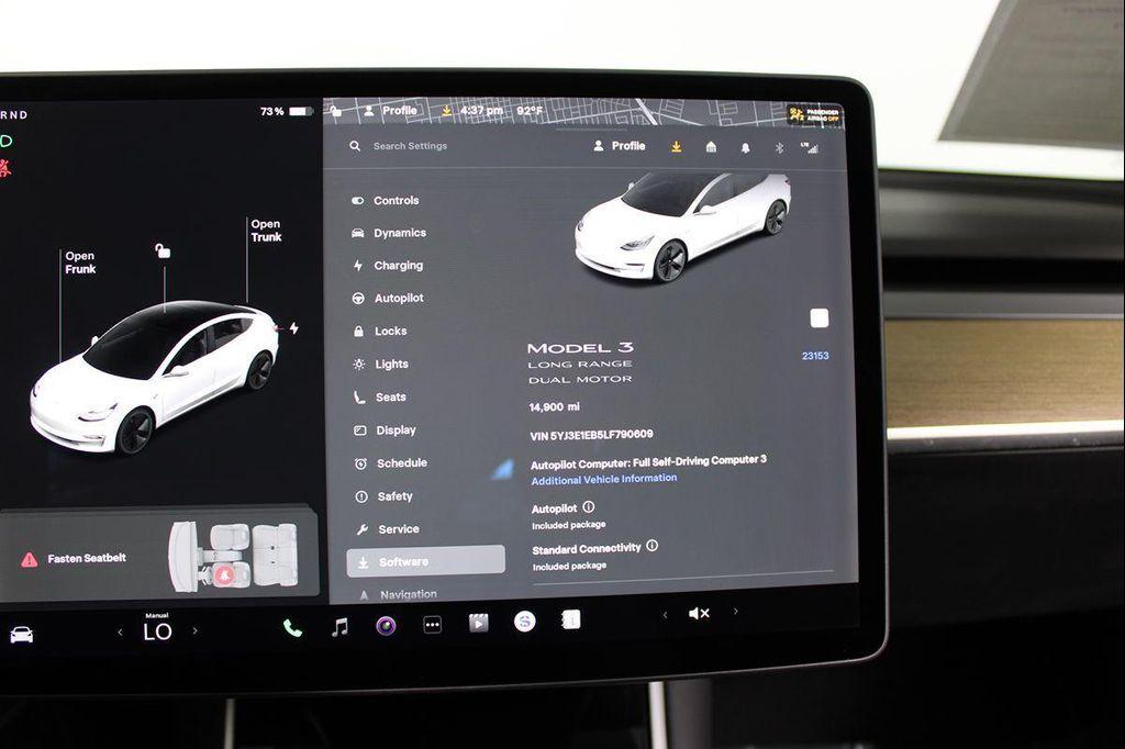 used 2020 Tesla Model 3 car, priced at $22,551