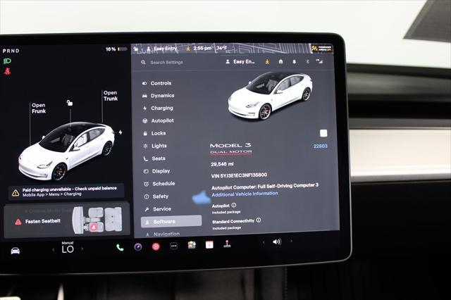 used 2022 Tesla Model 3 car, priced at $26,905