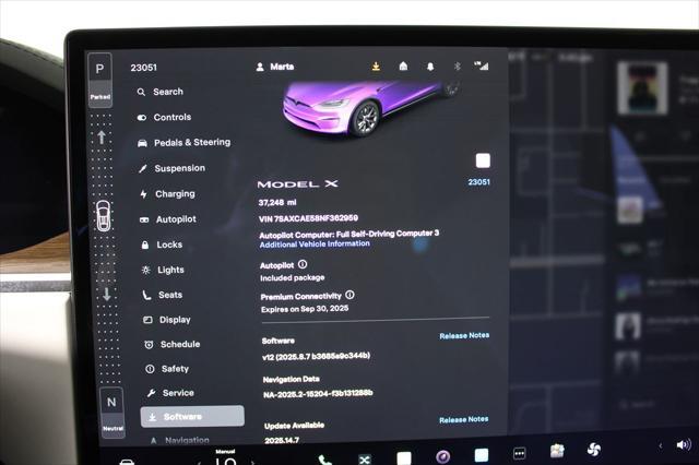 used 2022 Tesla Model X car, priced at $58,391