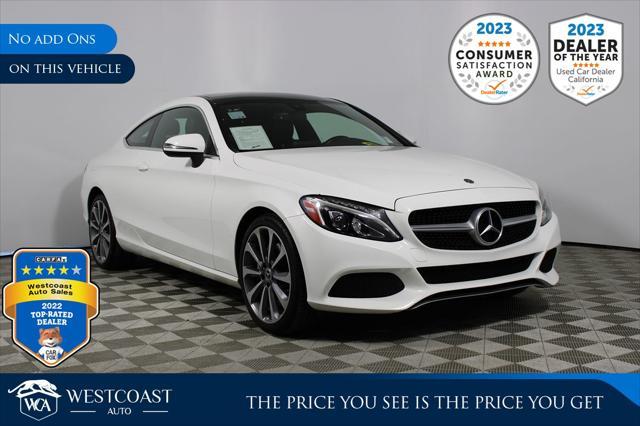 used 2018 Mercedes-Benz C-Class car, priced at $23,171
