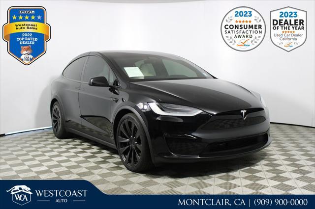 used 2022 Tesla Model X car, priced at $48,381