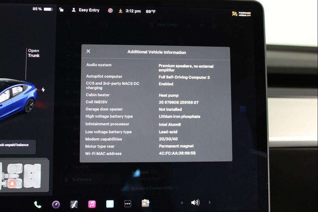 used 2022 Tesla Model 3 car, priced at $21,896