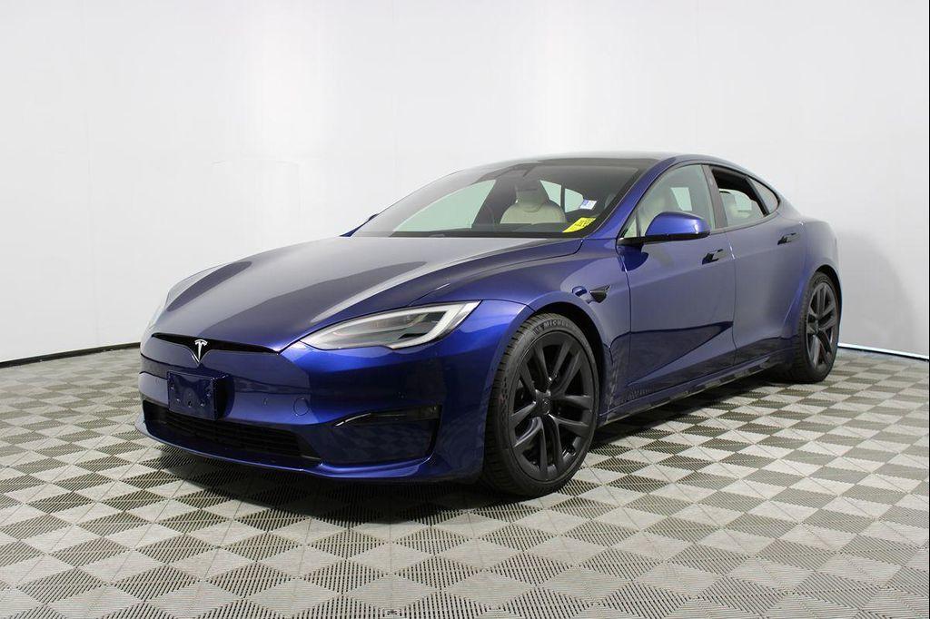 used 2021 Tesla Model S car, priced at $52,830